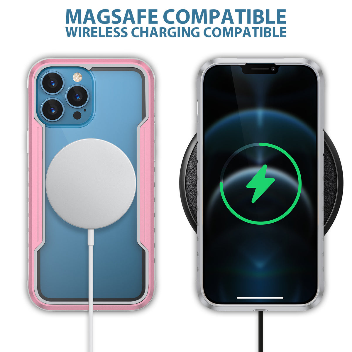 iPhone 14 Pro Max 2-in-1 Armor Case with Metal Frame