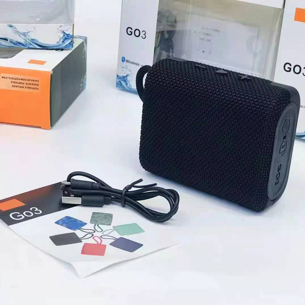New GO3 Mini Waterproof Bluetooth Speaker with Bass